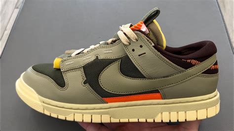 air dunk jumbo mid olive